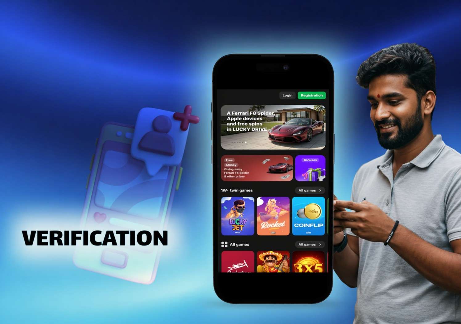 Download Bhaiplay App - 1 Min Withdrawal Betting App India