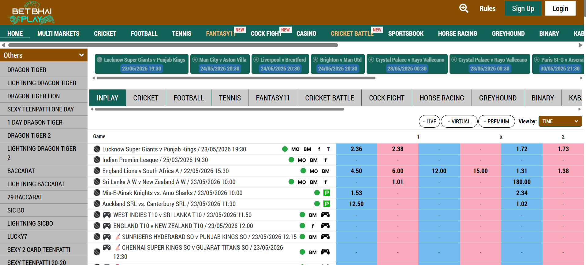 Bhaiplay - Official Betting Exchange India